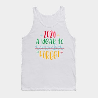 2020 A Year To Forget Funny 2020 Christmas Commemorative Tank Top